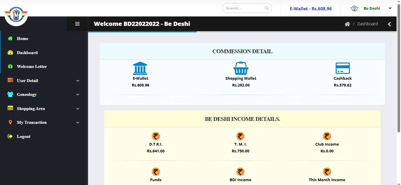 E-Commerce with MLM | Galexy It Solution